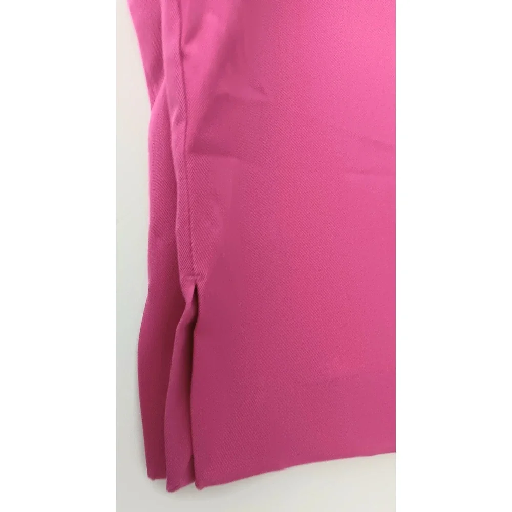 Isaac Mizrahi Live! Pants Womens 16P Petite Pants Pink Stretch Icon Ankle Pocket